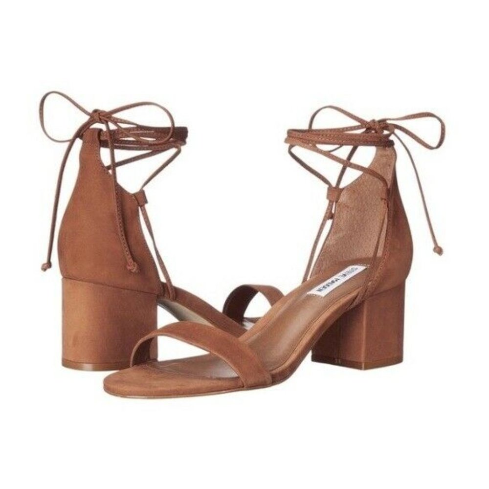 Steve Madden Nude Block Heel Sandal